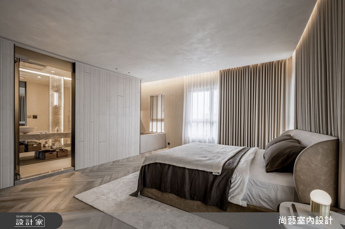 33坪毛胚屋＿休閒度假風臥室案例圖片＿尚藝室內設計＿尚藝_61鑫洋百景-弧景無界之32