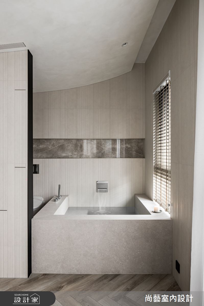 33坪毛胚屋＿休閒度假風臥室浴室案例圖片＿尚藝室內設計＿尚藝_61鑫洋百景-弧景無界之34