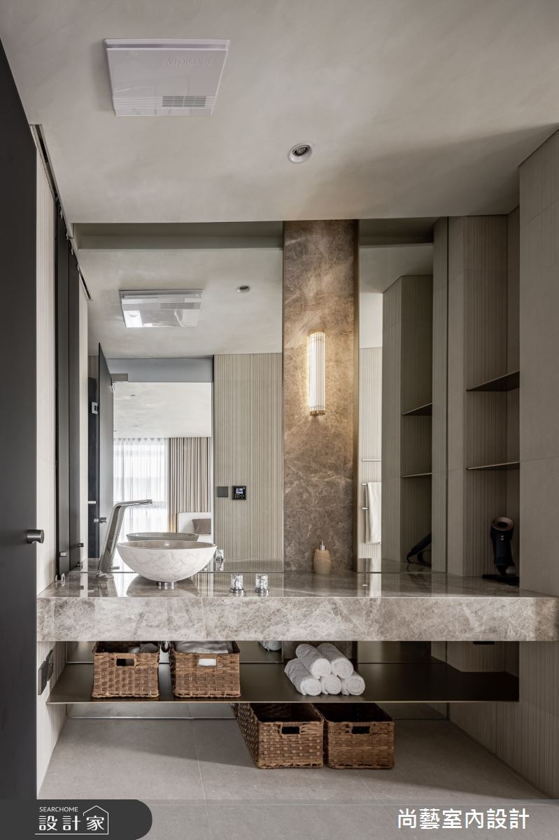 33坪毛胚屋＿休閒度假風浴室案例圖片＿尚藝室內設計＿尚藝_61鑫洋百景-弧景無界之38
