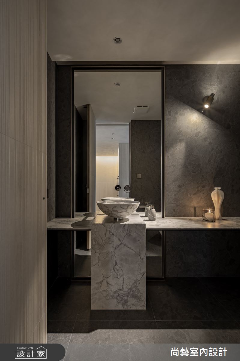 33坪毛胚屋＿休閒度假風浴室案例圖片＿尚藝室內設計＿尚藝_61鑫洋百景-弧景無界之39