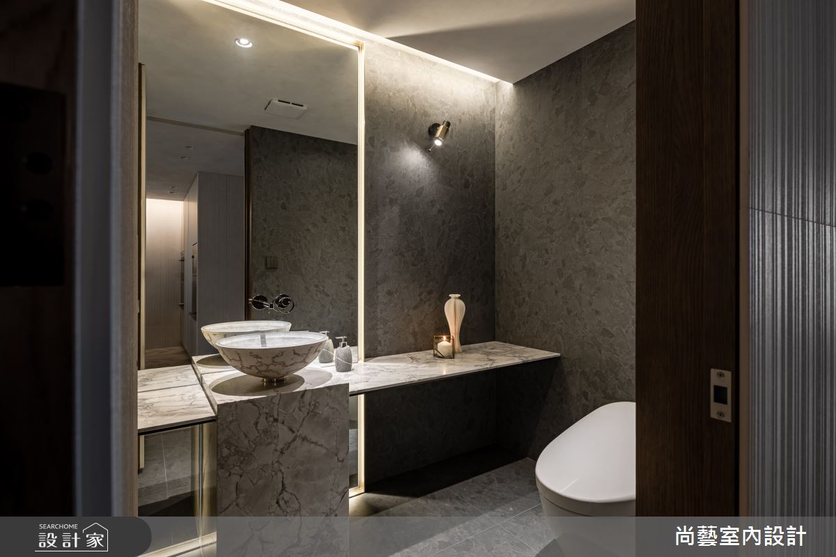 33坪毛胚屋＿休閒度假風浴室案例圖片＿尚藝室內設計＿尚藝_61鑫洋百景-弧景無界之40