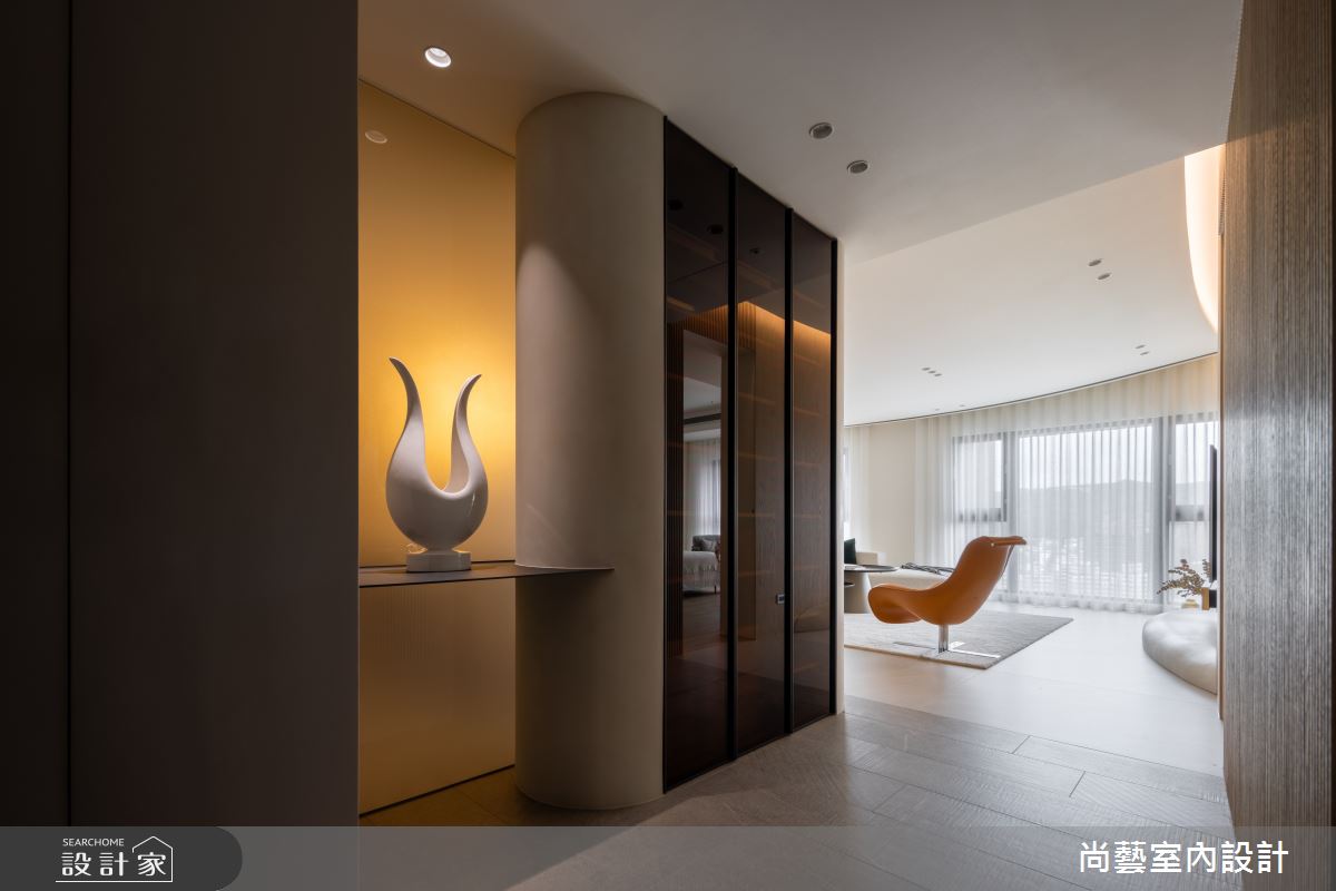 56坪＿簡約風玄關客廳案例圖片＿尚藝室內設計＿尚藝_63柔境・光軸之1