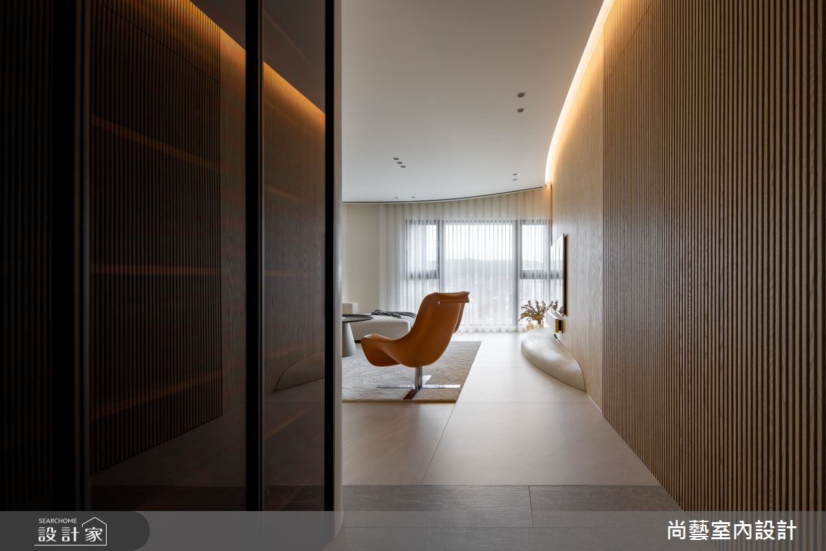 56坪＿簡約風玄關客廳案例圖片＿尚藝室內設計＿尚藝_63柔境・光軸之2