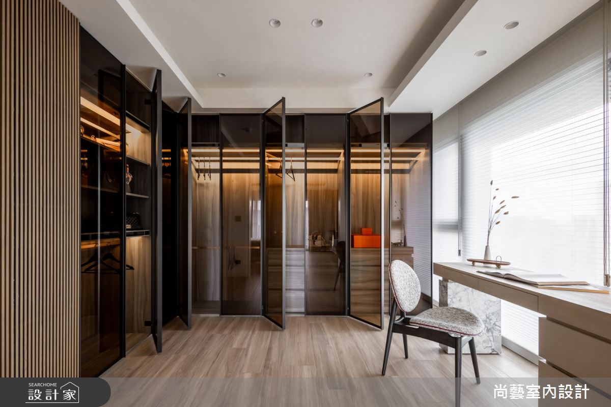 56坪＿簡約風更衣間案例圖片＿尚藝室內設計＿尚藝_63柔境・光軸之15