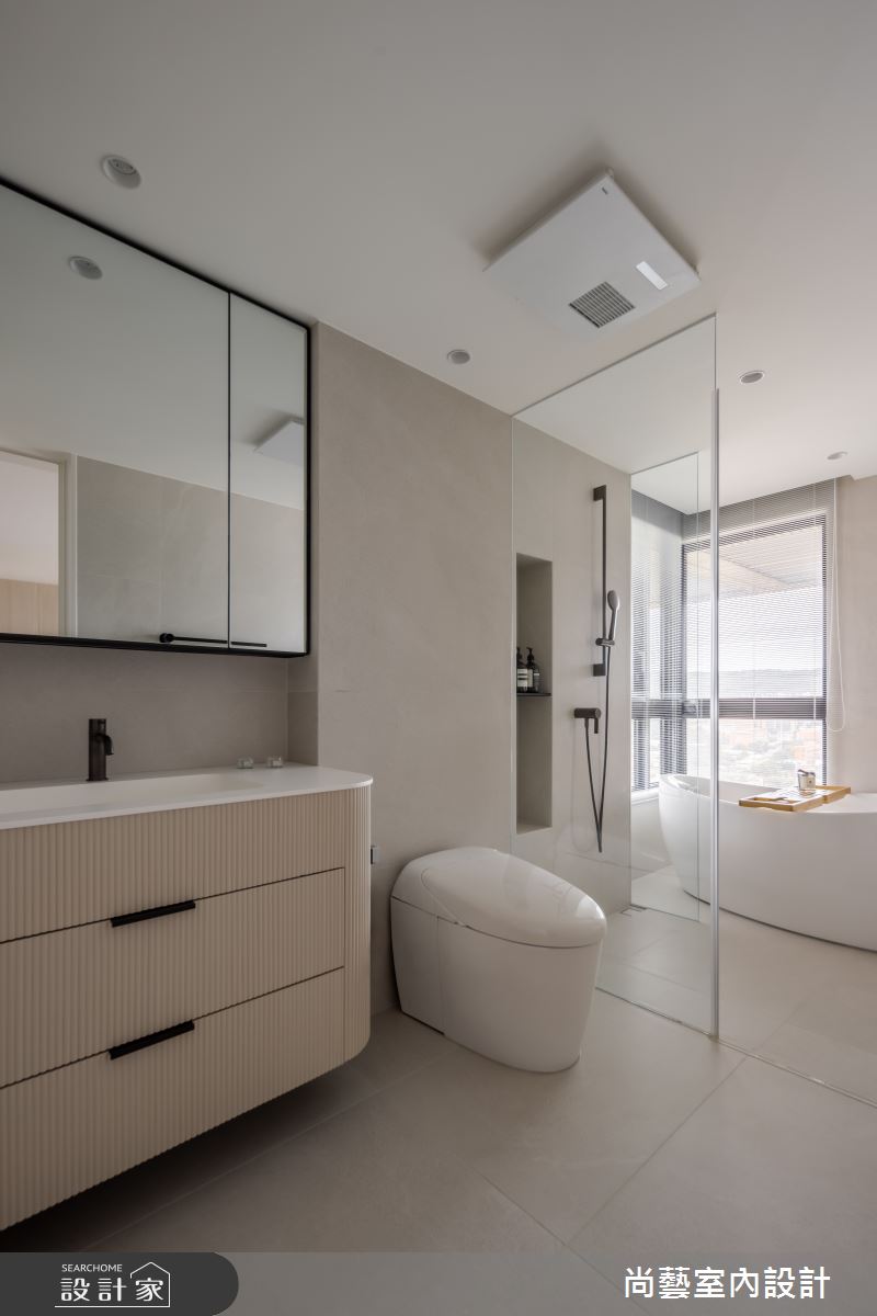 56坪＿簡約風浴室案例圖片＿尚藝室內設計＿尚藝_63柔境・光軸之19