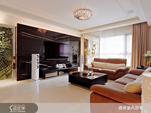 50坪新成屋(5年以下)＿奢華風案例圖片＿語承室內設計＿語承_02之2