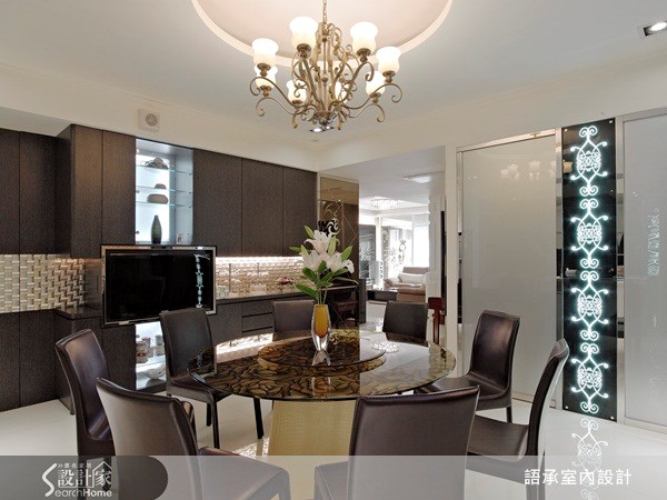 50坪新成屋(5年以下)＿奢華風案例圖片＿語承室內設計＿語承_02之7