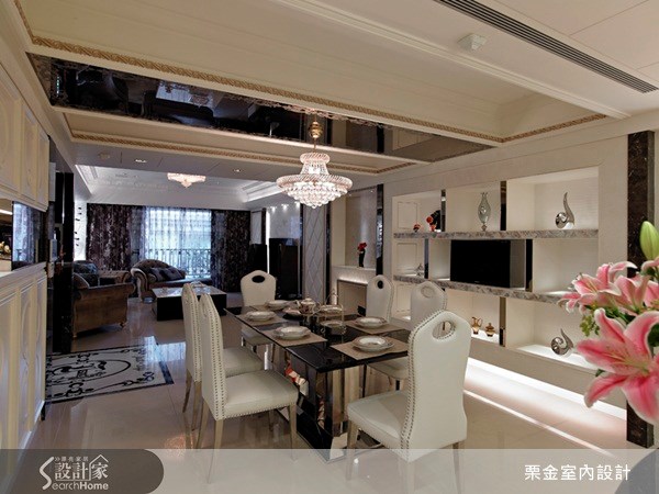 80坪新成屋(5年以下)＿新古典案例圖片＿栗金室內設計＿栗金_02之4