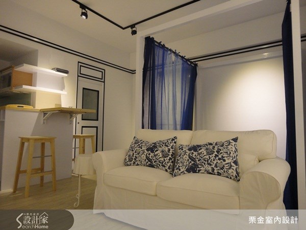 10坪新成屋(5年以下)＿工業風案例圖片＿栗金室內設計＿栗金_07之4
