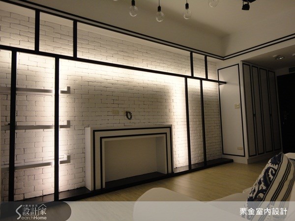 10坪新成屋(5年以下)＿工業風案例圖片＿栗金室內設計＿栗金_07之10