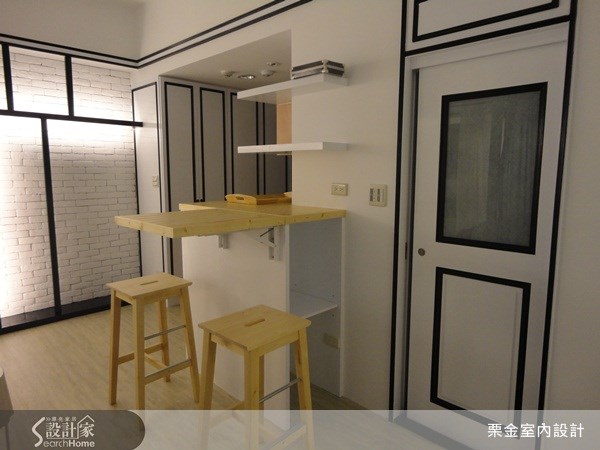 10坪新成屋(5年以下)＿工業風案例圖片＿栗金室內設計＿栗金_07之13
