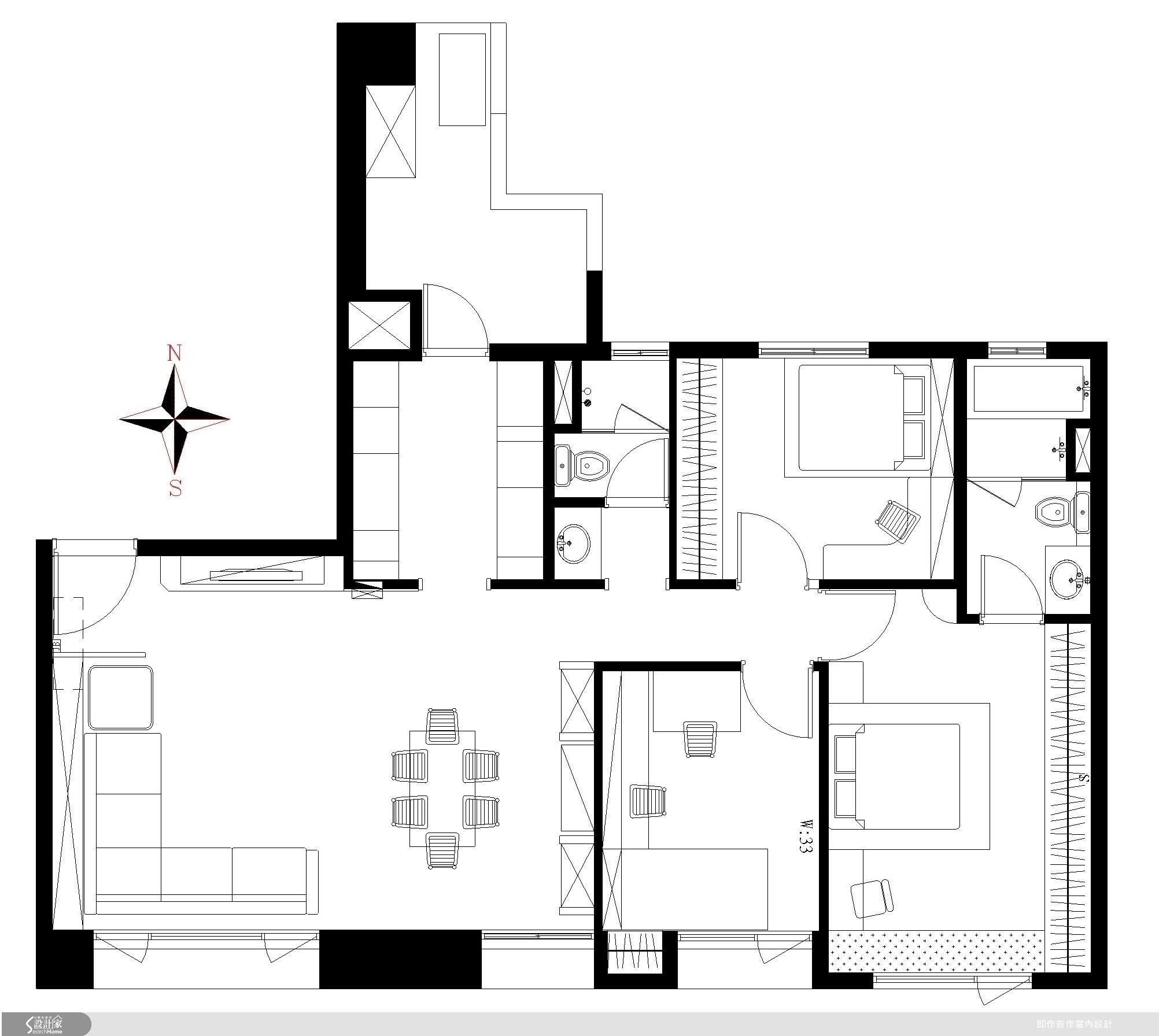 31坪新成屋(5年以下)＿現代風案例圖片＿即作吉作室內設計／劉嘉雯＿即作吉作_05之16