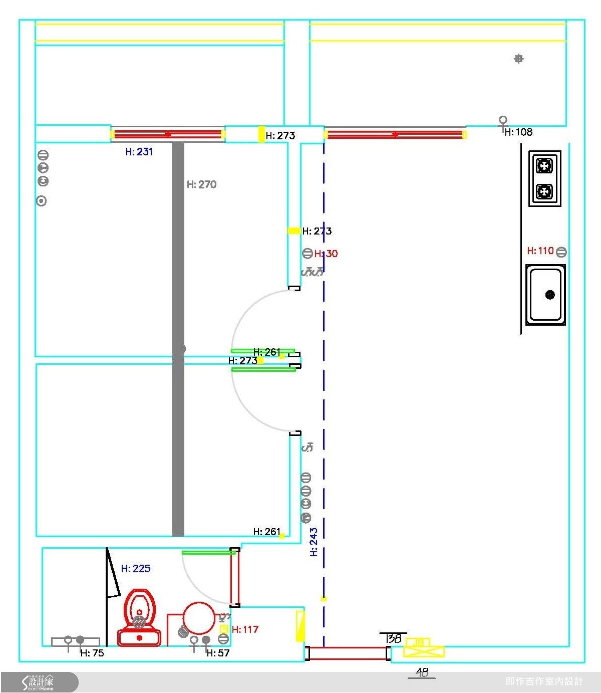 18坪老屋(16~30年)＿現代風案例圖片＿即作吉作室內設計／劉嘉雯＿即作吉作_06之17