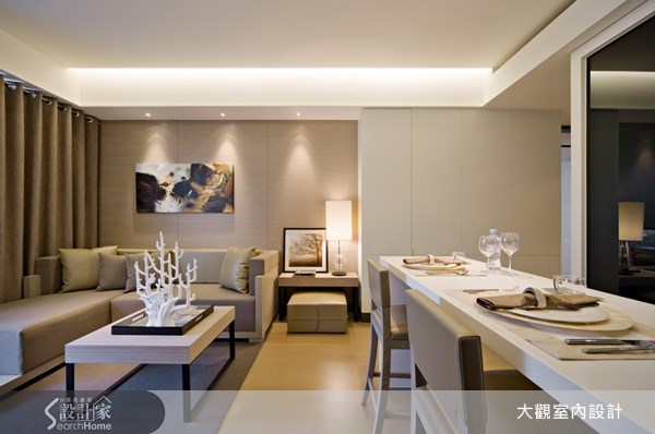 15坪預售屋＿現代風客廳餐廳案例圖片＿大觀室內設計工程有限公司＿大觀_07之1