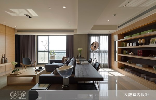 39坪新成屋(5年以下)＿現代風客廳案例圖片＿大觀室內設計工程有限公司＿大觀_10之7