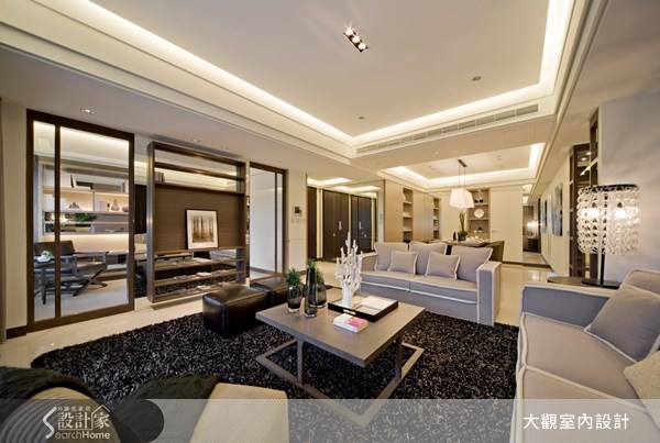 38坪新成屋(5年以下)＿現代風客廳案例圖片＿大觀室內設計工程有限公司＿大觀_06之1