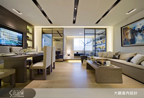 29坪預售屋＿奢華風客廳餐廳和室案例圖片＿大觀室內設計工程有限公司＿大觀_05之3