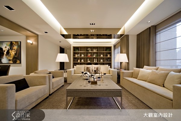 40坪新成屋(5年以下)＿現代風客廳案例圖片＿大觀室內設計工程有限公司＿大觀_04之1