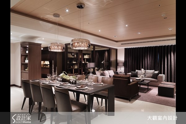 80坪新成屋(5年以下)＿奢華風客廳餐廳案例圖片＿大觀室內設計工程有限公司＿大觀_03之5