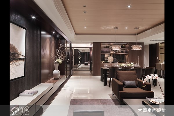 80坪新成屋(5年以下)＿奢華風玄關客廳餐廳案例圖片＿大觀室內設計工程有限公司＿大觀_03之1