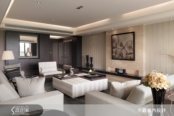 45坪新成屋(5年以下)＿現代風客廳案例圖片＿大觀室內設計工程有限公司＿大觀_11之2