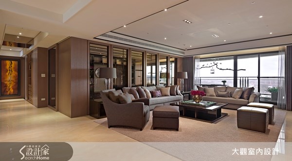 80坪新成屋(5年以下)＿奢華風客廳案例圖片＿大觀室內設計工程有限公司＿大觀_19之2