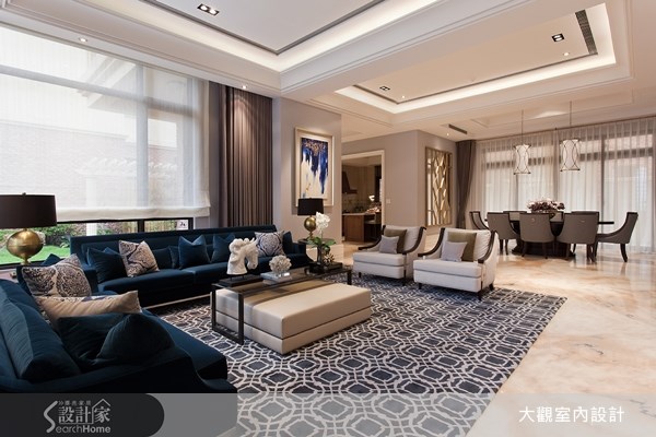 117坪新成屋(5年以下)＿新古典客廳餐廳案例圖片＿大觀室內設計工程有限公司＿大觀_17之5
