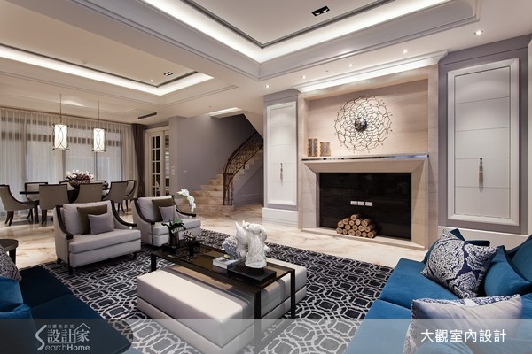 117坪新成屋(5年以下)＿新古典客廳餐廳案例圖片＿大觀室內設計工程有限公司＿大觀_17之3