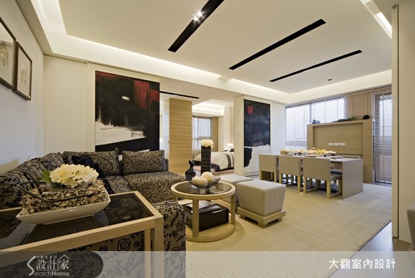 15坪新成屋(5年以下)＿現代風客廳餐廳案例圖片＿大觀室內設計工程有限公司＿大觀_13之1