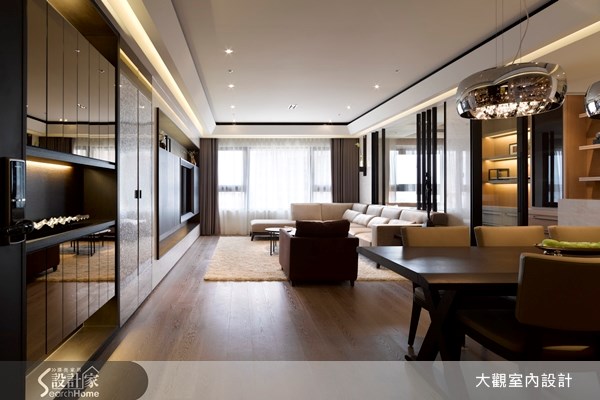 42坪新成屋(5年以下)＿現代風客廳餐廳案例圖片＿大觀室內設計工程有限公司＿大觀_08之2