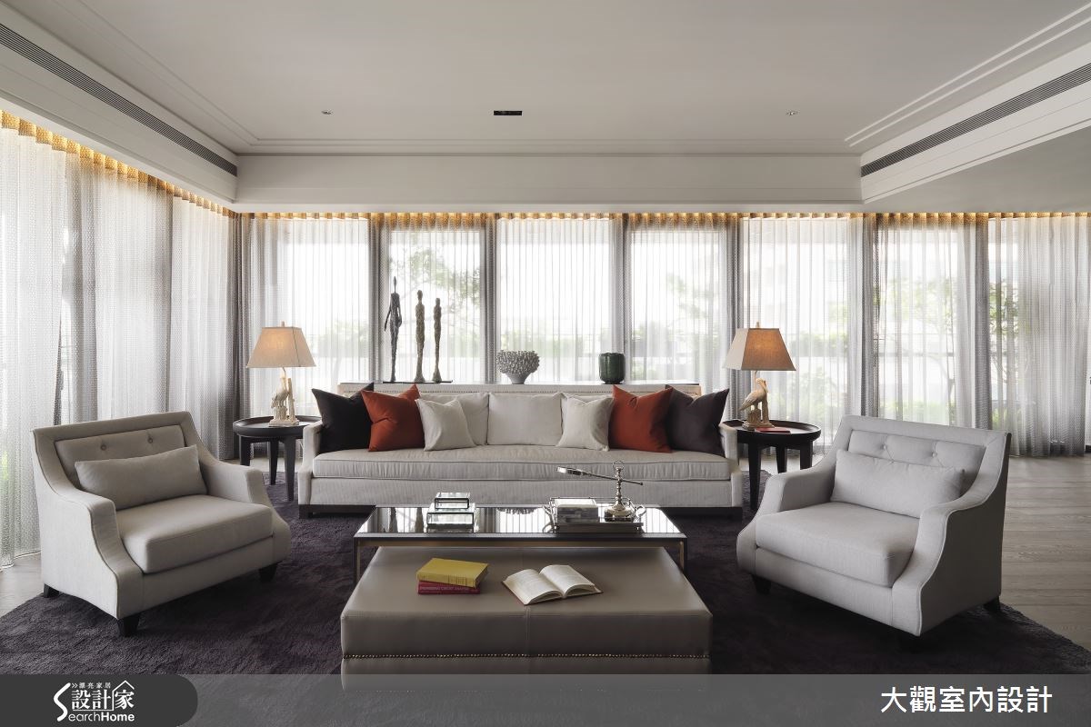 預售屋＿新古典客廳案例圖片＿大觀室內設計工程有限公司＿大觀_25之2