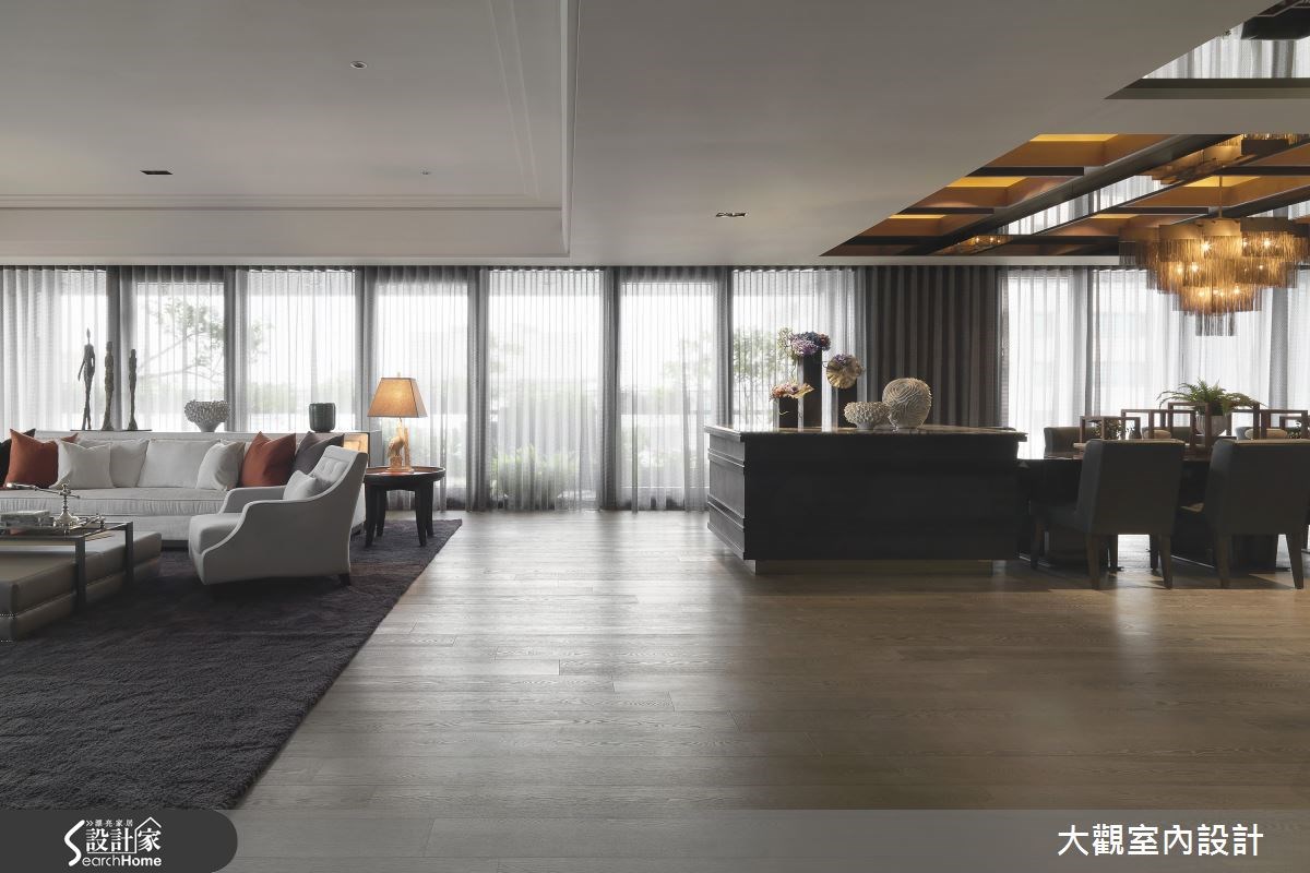 預售屋＿新古典客廳案例圖片＿大觀室內設計工程有限公司＿大觀_25之3