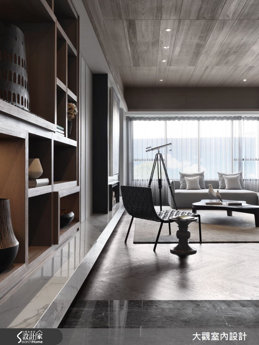 39坪預售屋＿休閒風客廳案例圖片＿大觀室內設計工程有限公司＿大觀_27之1