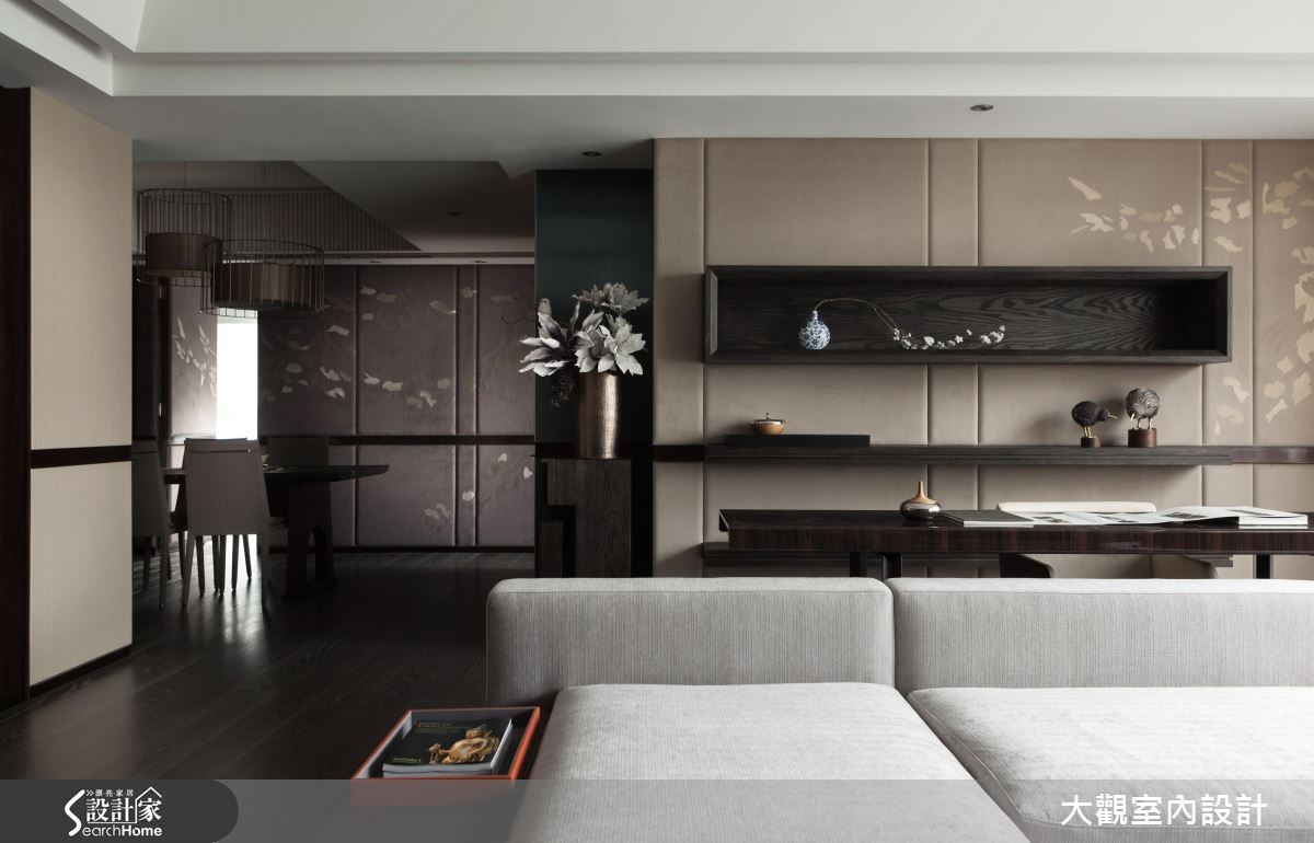 39坪預售屋＿新中式風客廳案例圖片＿大觀室內設計工程有限公司＿大觀_30之4