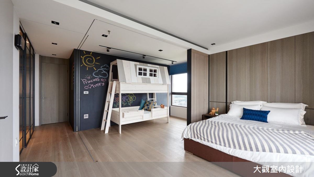70坪新成屋(5年以下)＿現代風臥室兒童房兒童房案例圖片＿大觀室內設計工程有限公司＿大觀_31之15