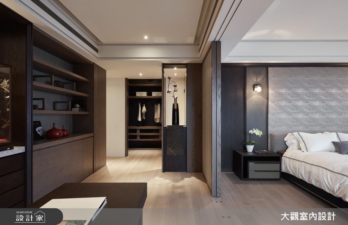 80坪新成屋(5年以下)＿新中式風臥室更衣間案例圖片＿大觀室內設計工程有限公司＿大觀_33之12