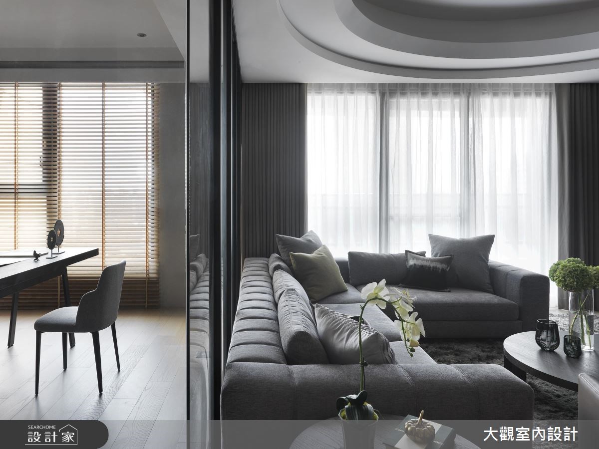 43坪新成屋(5年以下)＿人文禪風客廳書房案例圖片＿大觀室內設計工程有限公司＿大觀_34之4