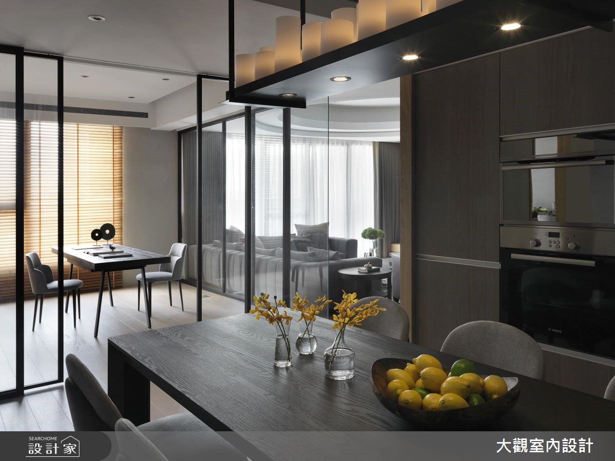 43坪新成屋(5年以下)＿人文禪風客廳餐廳書房案例圖片＿大觀室內設計工程有限公司＿大觀_34之5