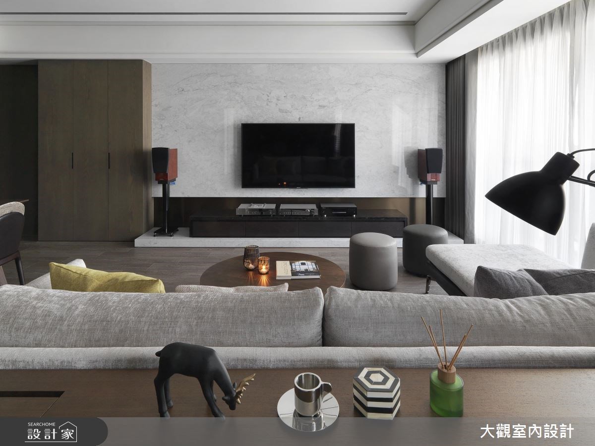 34坪新成屋(5年以下)＿現代風客廳案例圖片＿大觀室內設計工程有限公司＿大觀_37之6
