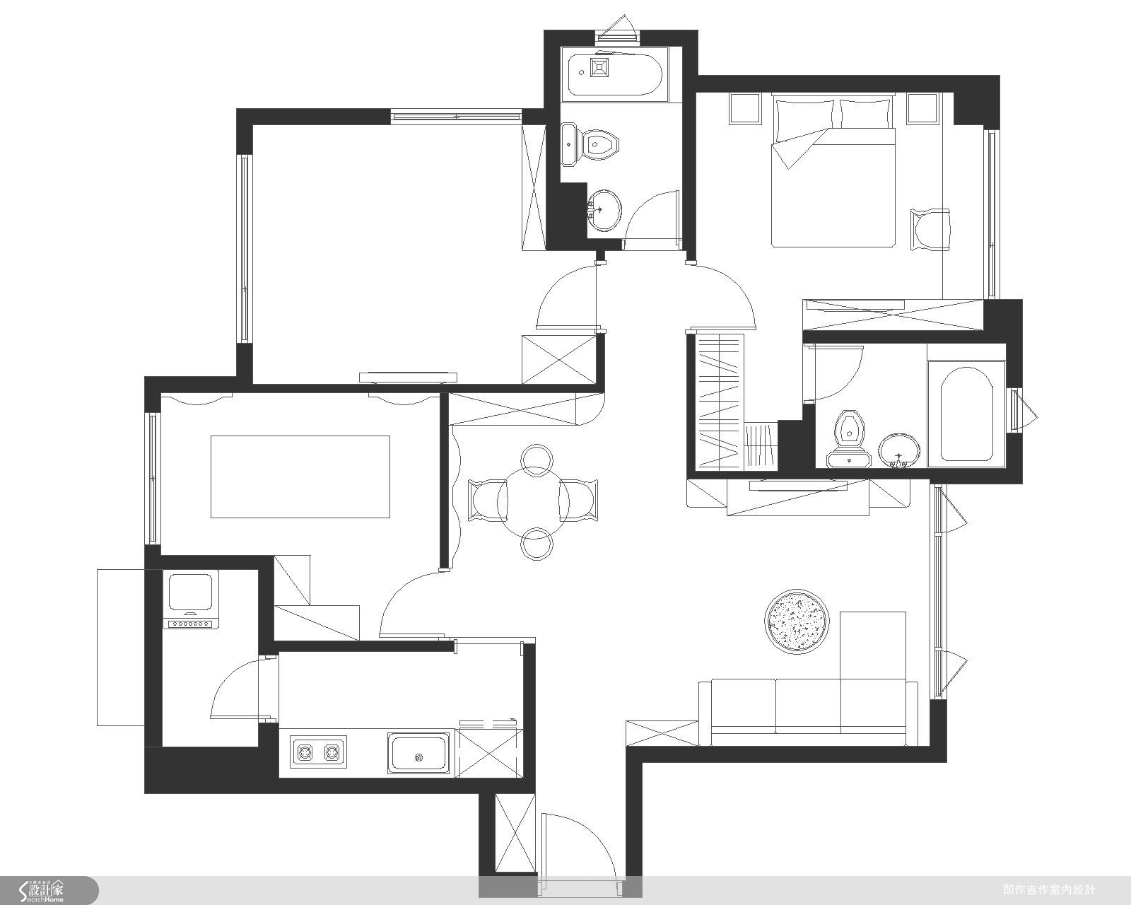 26坪＿鄉村風案例圖片＿吉作室內設計＿即作吉作_04之14