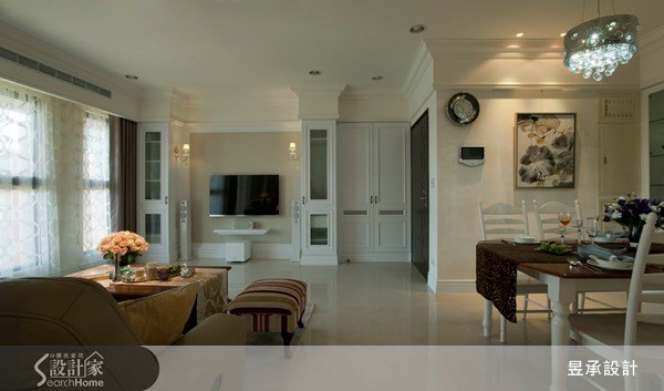 40坪新成屋(5年以下)＿美式風客廳案例圖片＿昱承室內裝修設計＿昱承_03之6
