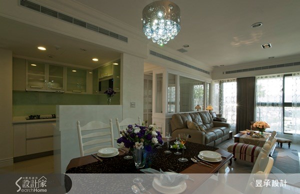 40坪新成屋(5年以下)＿美式風餐廳案例圖片＿昱承室內裝修設計＿昱承_03之5