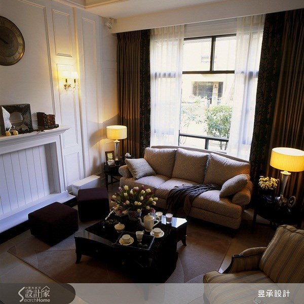 80坪中古屋(5~15年)＿美式風客廳案例圖片＿昱承室內裝修設計＿昱承_05之4