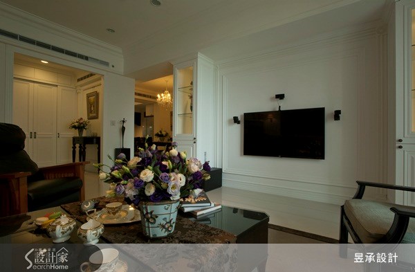 78坪新成屋(5年以下)＿美式風客廳案例圖片＿昱承室內裝修設計＿昱承_09之1