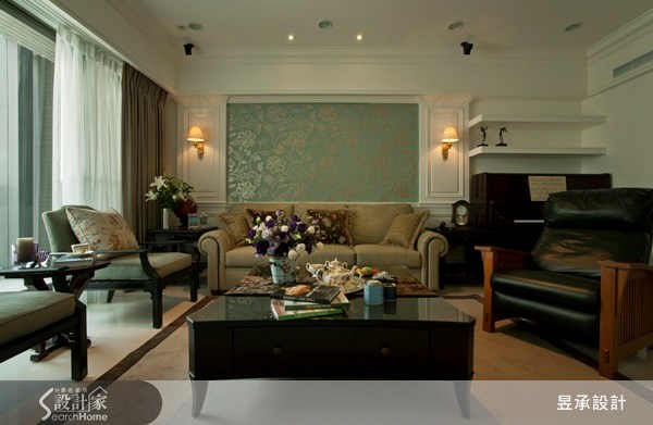 78坪新成屋(5年以下)＿美式風客廳案例圖片＿昱承室內裝修設計＿昱承_09之4