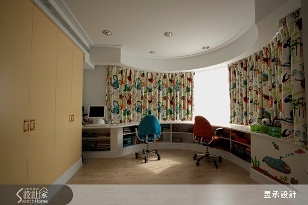 50坪老屋(16~30年)＿美式風書房案例圖片＿昱承室內裝修設計＿昱承_10之13