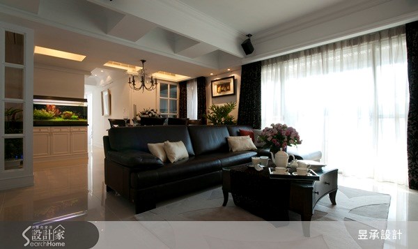 50坪老屋(16~30年)＿美式風客廳案例圖片＿昱承室內裝修設計＿昱承_10之4
