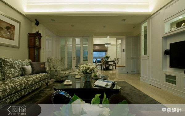 78坪新成屋(5年以下)＿美式風客廳案例圖片＿昱承室內裝修設計＿昱承_15之5