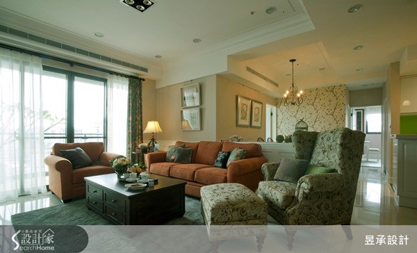 50坪新成屋(5年以下)＿美式風客廳案例圖片＿昱承室內裝修設計＿昱承_17之3