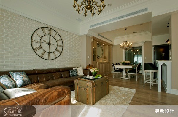 80坪新成屋(5年以下)＿美式風客廳案例圖片＿昱承室內裝修設計＿昱承_18之5
